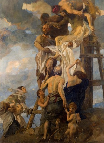 The Deposition by Ettore Tito